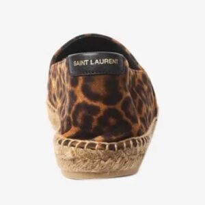 Saint Laurent Leopard Print Espadrilles